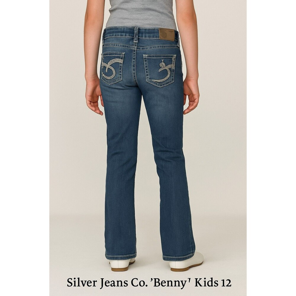 Silver Jeans Co. “Benny” Kids Jeans Size 12 – Medium Wash, Straight Leg,...
